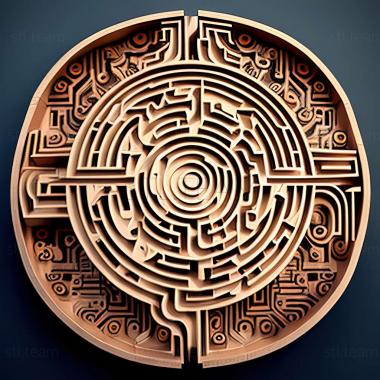 3D model labyrinth (STL)